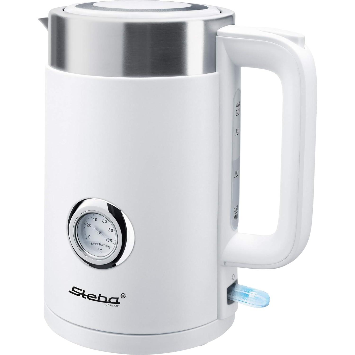 Steba WK 10 Bianco Wasserkocher, Wasserkocher, Weiss