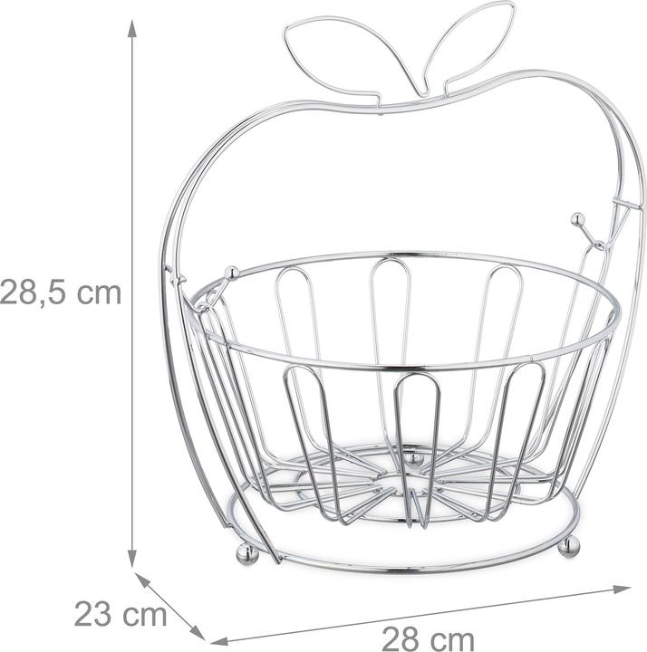 Actual product image Relaxdays Fruit bowl (28 x 23 x 28.5 cm)