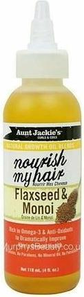 Immagine prodotto Aunt Jackie's Zia Jackies nutre i miei capelli con semi di lino e monoi 4oz (4 ml)