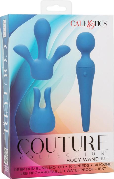 Produktbild CalExotics Couture Kit Vibratorstab 10 Vibrationen Blau
