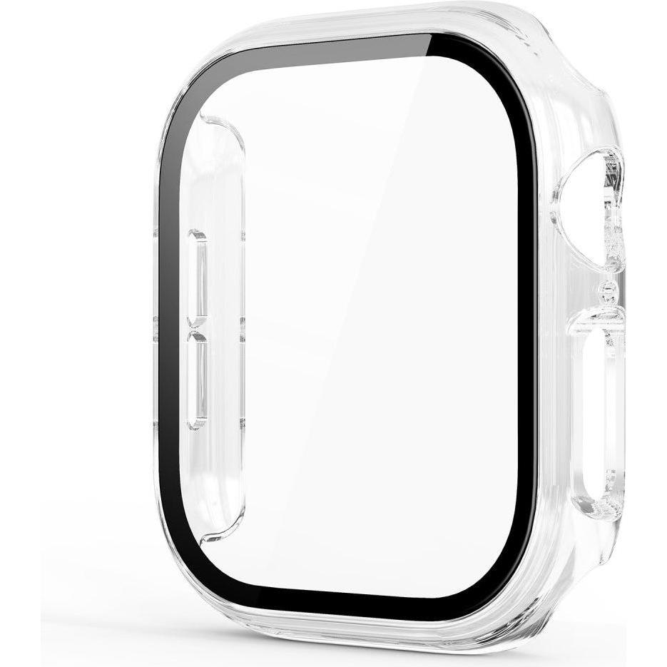 Cover-Discount Apple Watch 10 - 42mm - Hartschalen Case mit Panzerglas, Smartwatch Zubehör, Transparent