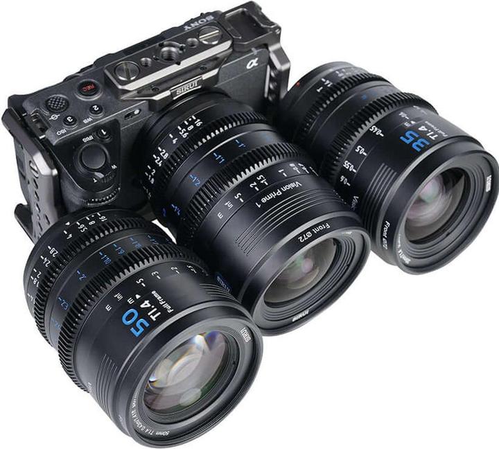 Produktbild Sirui VP-1-3B VISION PRIME T1.4 Full-frame Cine Lens 24mm&35mm&50mm Black mit Wechsel Mount (Canon RF, L-Mount, Nikon Z, Sony E, Vollformat)