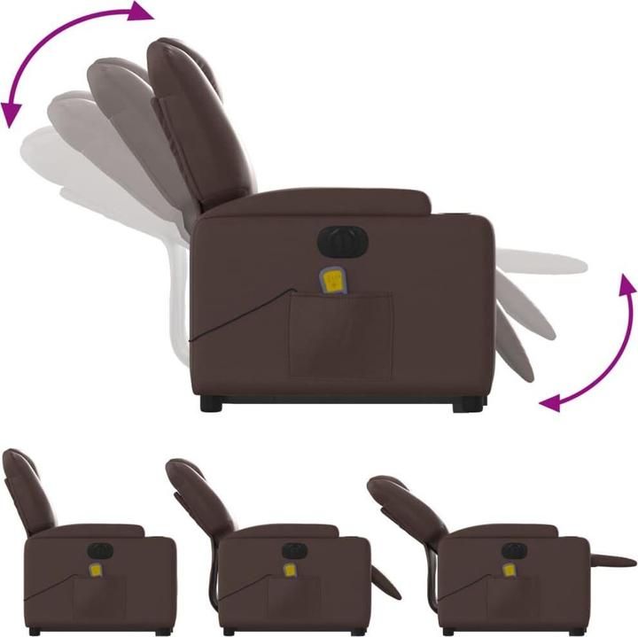 Image du produit vidaXL Massagesessel mit Aufstehhilfe