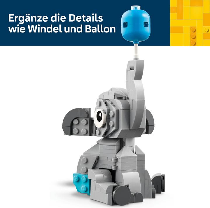 Produktbild LEGO Schwebender Baby-Elefant (40814, LEGO Classic)