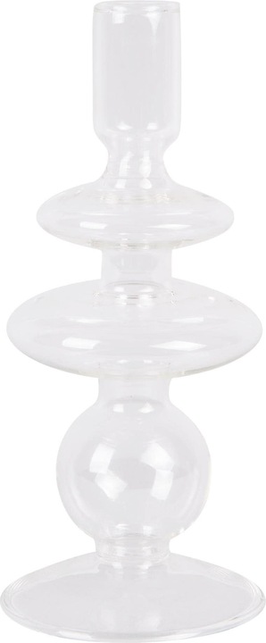 Produktbild present time Kerzenhalter 19.5 cm, 1 Stück, Transparent (10 x 11 x 22 cm)