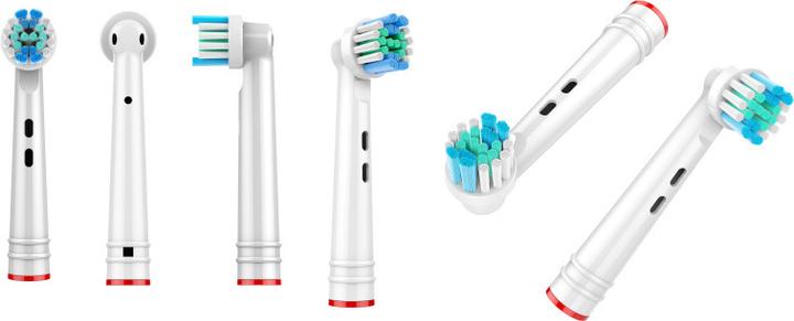 Image du produit Nordic 2270009 toothbrush head 4 pc(s) Blue, White (4 x)