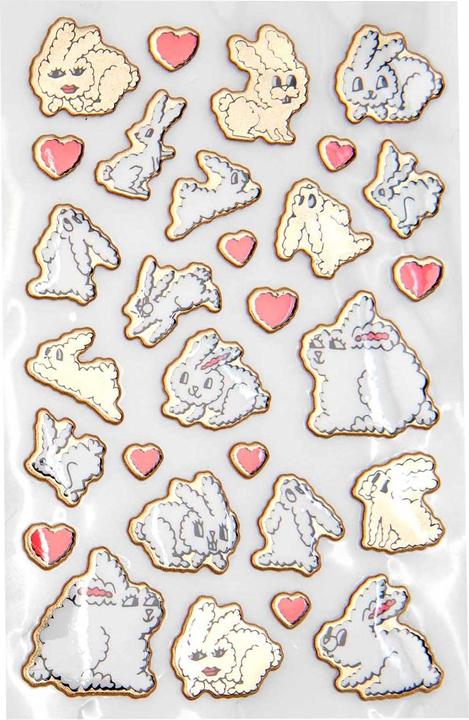 Image du produit Rico Design Autocollants Puffy "Lapins Futschikato".