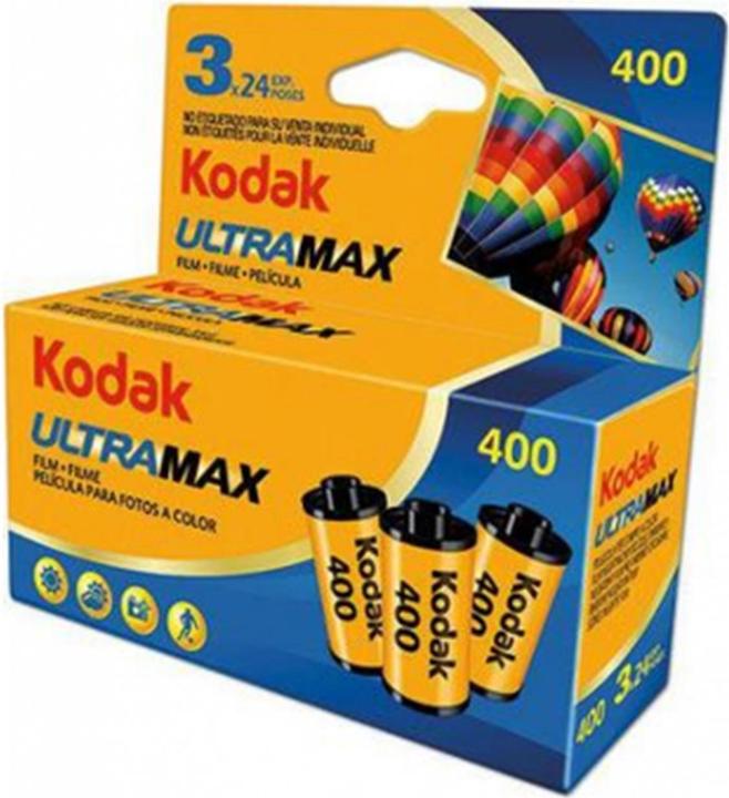 Actual product image Kodak Ultra Max 400 3x film 135/24