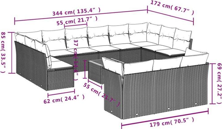 Actual product image vidaXL Casey