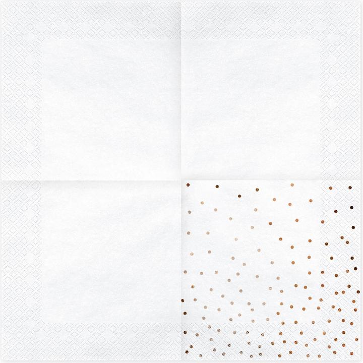 Immagine prodotto Partydeco Puntini oro rosa (20 x, 33 x 33 cm)