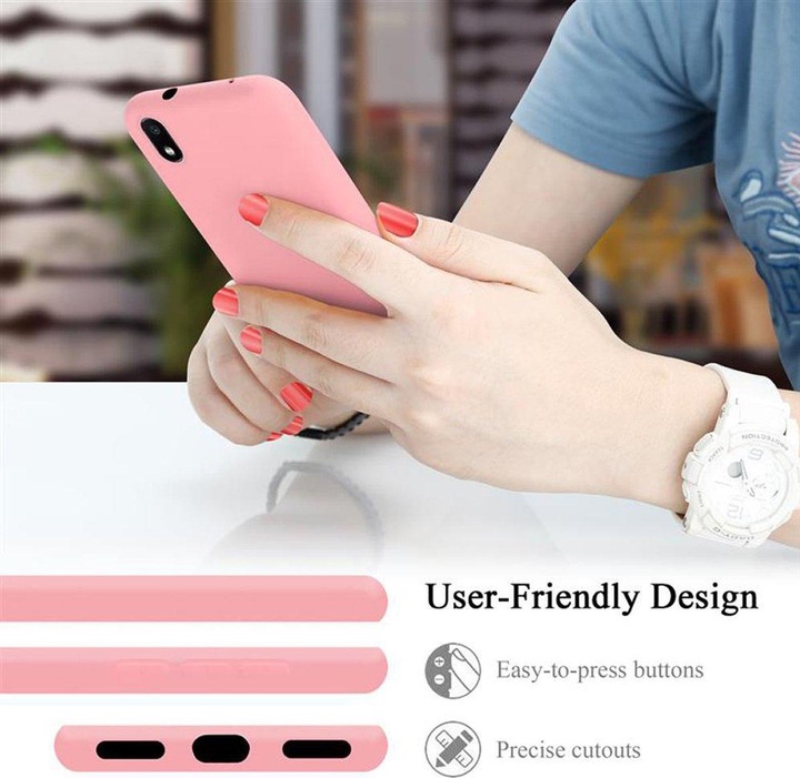 Actual product image Cadorabo TPU Liquid Silicone Case Cover (Xiaomi Redmi 7A)
