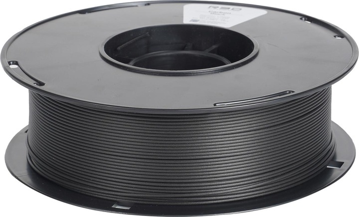 Produktbild R3D PLA Carbon Schwarz Filament 1.75mm 1Kg (PLA, 1.75 mm, 1000 g, Schwarz)