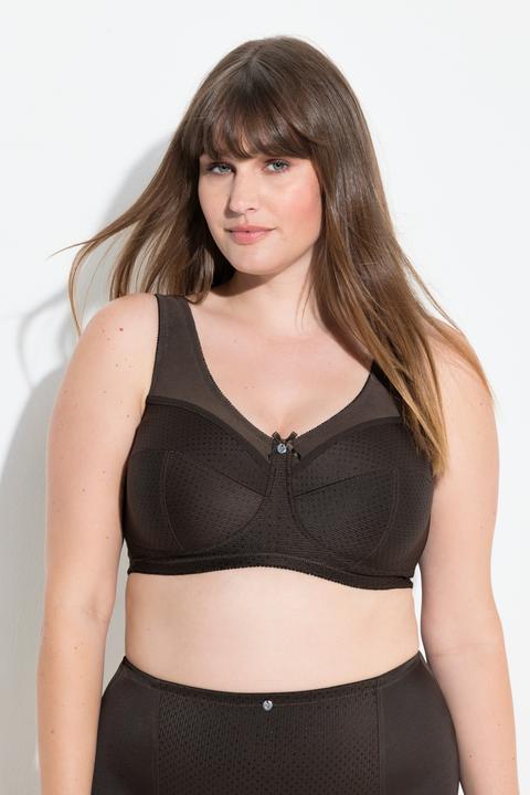 Produktbild Ulla Popken Entlastungs-BH, Struktur, ohne Bügel, Cup C - H (100 H)