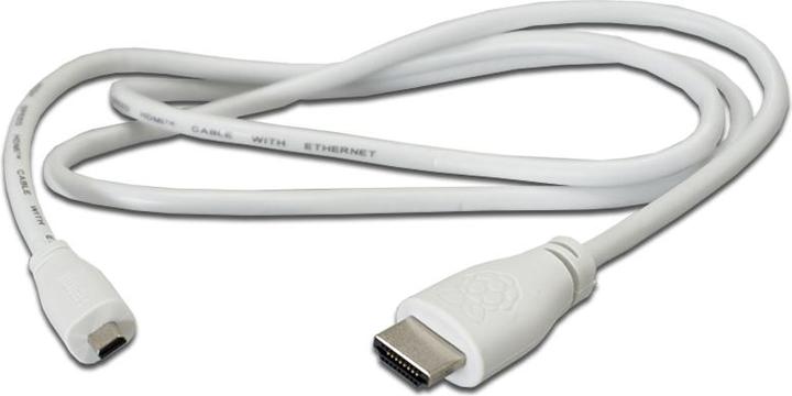 Produktbild Raspberry Pi Official cable Micro-HDMI to HDMI White, 1m