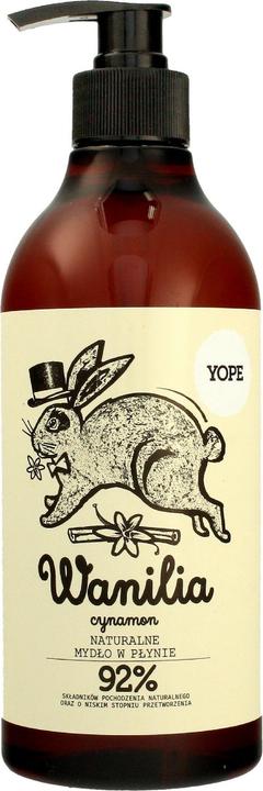 Actual product image Yope Vanilla & Cinnamon Liquid Soap 500 ml (Liquid soap, 500 ml)