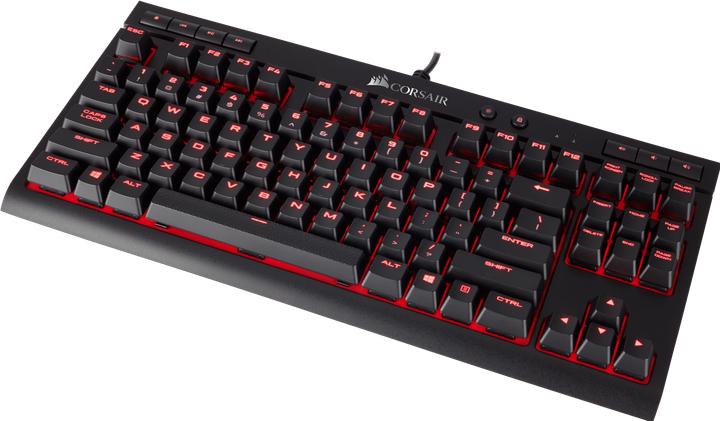 Actual product image Corsair Compact Mechanical Gaming Keyboard K63 Compact, CHERRY MX Red, ENG layout (US, Cable)