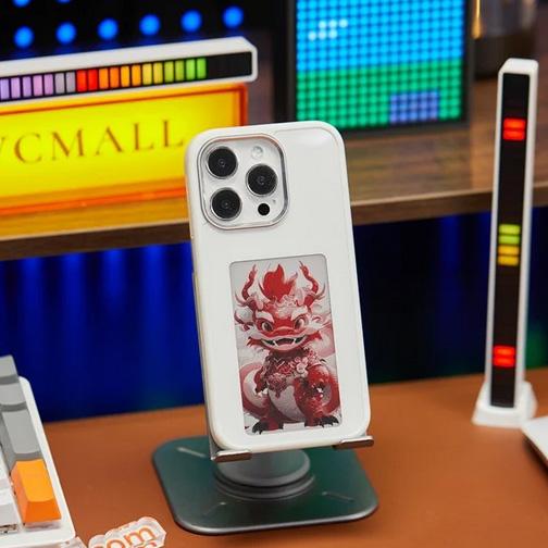 Produktbild PhoneLook Hülle E-Ink Display DIY mit NFC-Technologie für persönlicher Foto-Hintergrund (Apple iPhone 15 Pro Max)