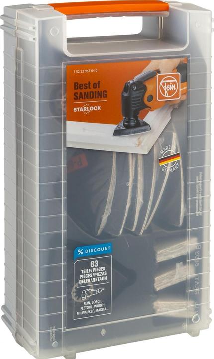 Actual product image Fein Best of Starlock Sanding (K60, K120, k80)