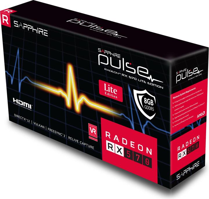 Produktbild Sapphire Pulse Radeon RX 570 (8 GB)
