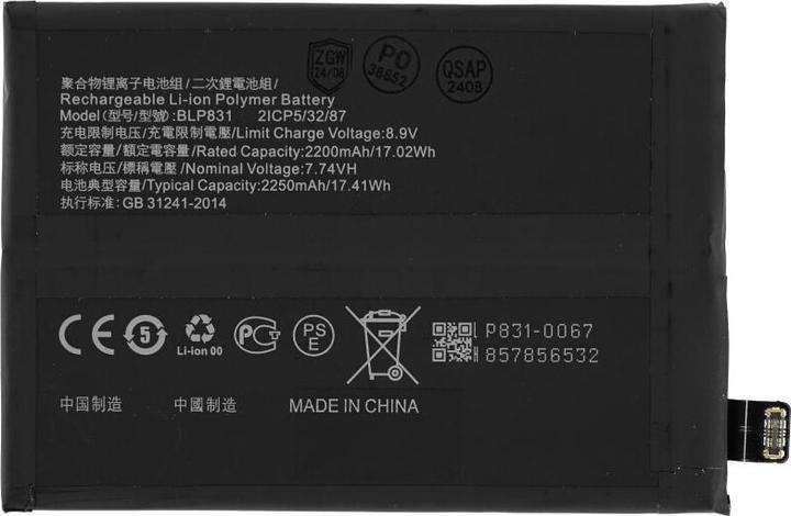 OEM MPS battery BLP831 for Oppo Find X3/X3 Pro CPH2173