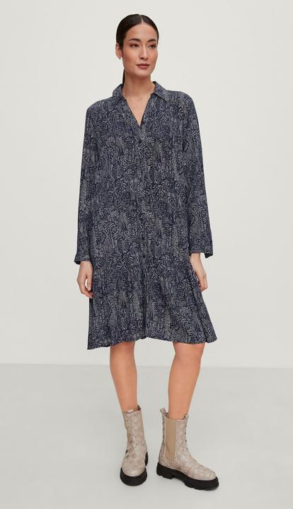 Produktbild Comma Kleid Viskosekleid mit Allovermuster (40)