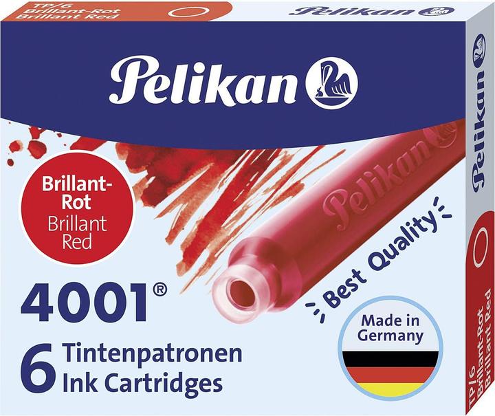 Immagine prodotto Pelikan 4001 Tp/6 (6 pz., Rosso)
