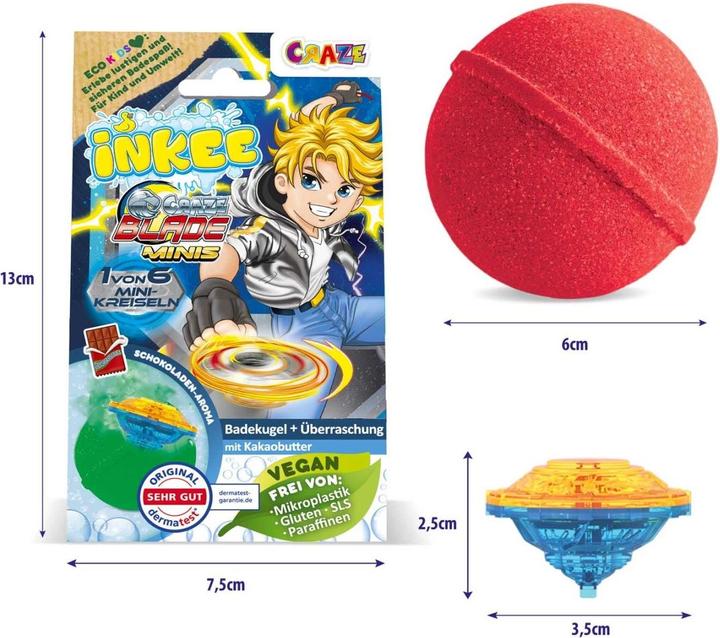 Immagine prodotto Craze Palla da bagno a sorpresa Inkee Blade (Bombe da bagno)