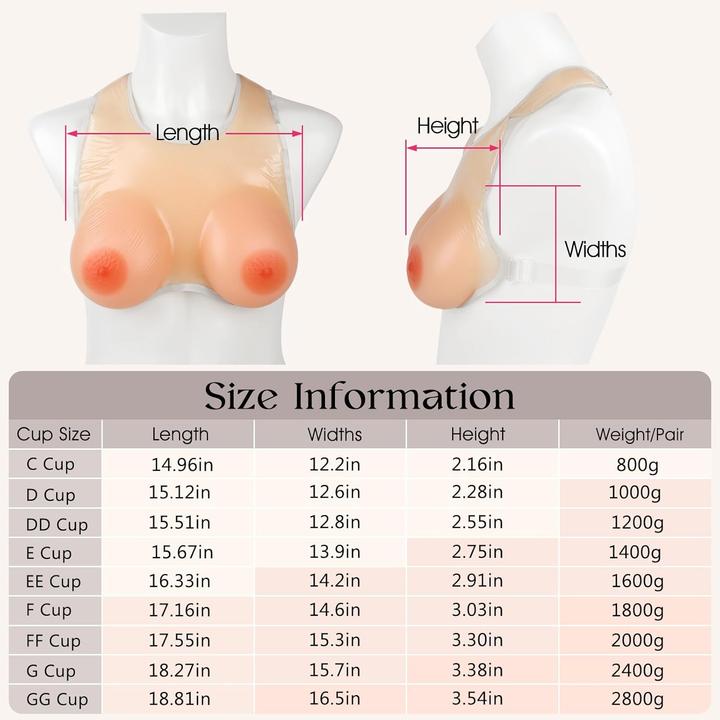 Immagine prodotto Vollence Silikonbrüste in Grösse D