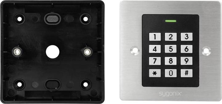 Actual product image Sygonix SY-6097866 Code keypad with RFID flush-mounted 12 V/DC, 18 V/DC IP66 (Electronic numerical code, Key card)