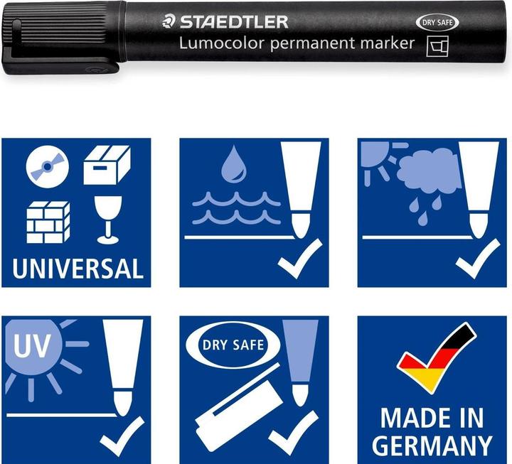 Produktbild Staedtler Lumocolor (Schwarz, 5 mm, 1 x)