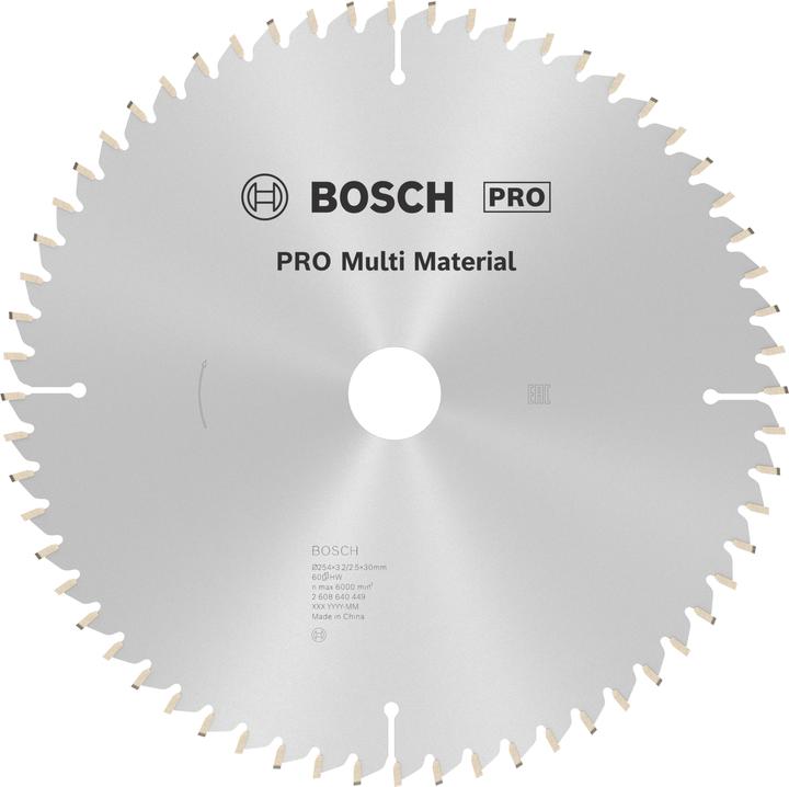 Actual product image Bosch Professional Zubehör PRO Multi Material circular saw blade, 254 x 3.2 x 30 mm