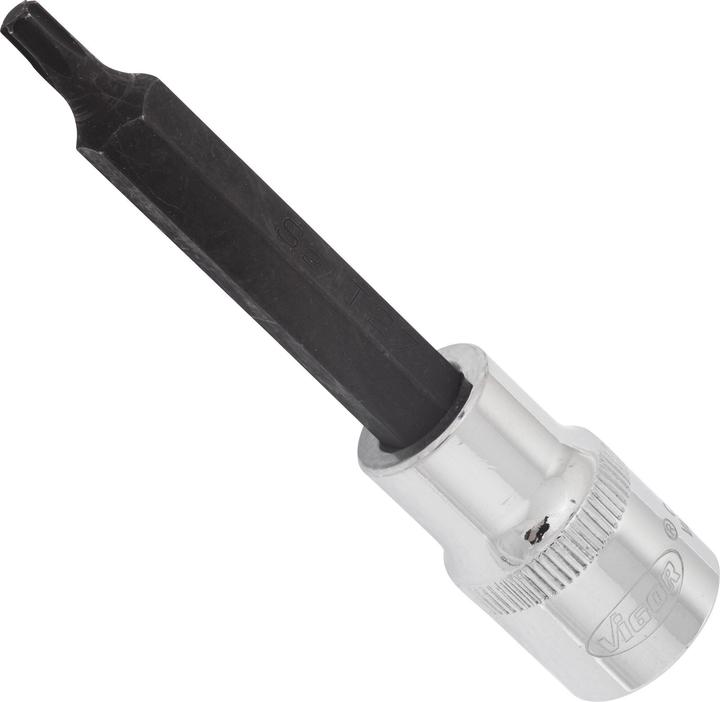 Actual product image Vigor T Screwdriver bit ∙ V2163 ∙ Square 12.5 mm (1/2 inch) ∙ T Profile ∙ T27