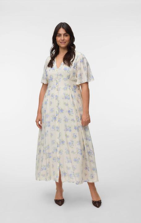 Produktbild Vero Moda VMCBELLA Langes Kleid Gesmoktes Kleid (50)