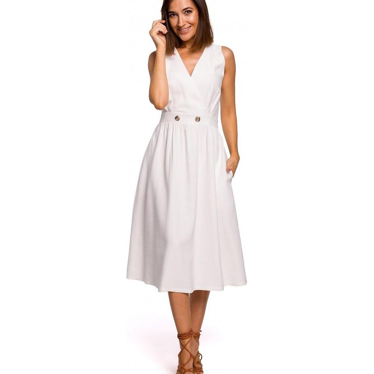 Stylove, Kleider, Alltagskleid, Beige, (S)