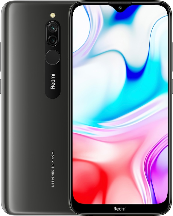 Xiaomi Redmi 8 (32 GB, Black, 6.22", Hybrid Dual SIM, 12 Mpx, 4G)