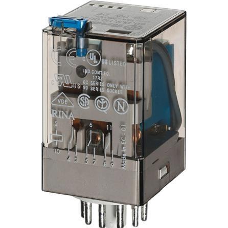 10x Csdk SL FINDER Industrierelais 10A, für 11-poligen Sockel, 3CO, 230VAC Spule, abschliessbare Prüftaste, mec, Automat...
