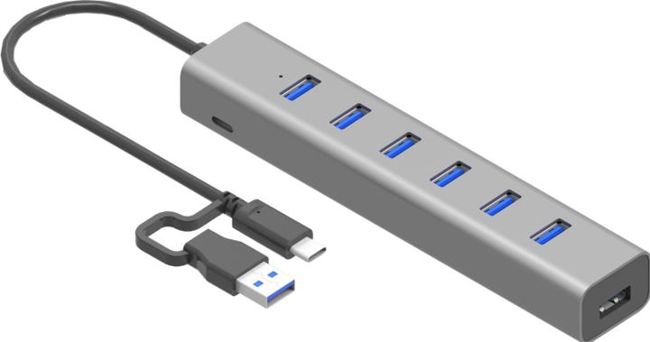 Produktbild i-tec C31HUBMETAL703 (USB-C, USB-A, 7 Ports)