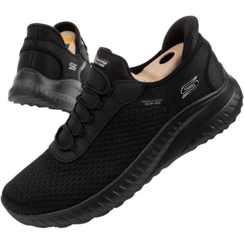 Skechers, Donne, Sneaker, Bobs Squad Chaos - In Color - Dames Instappers - Zwart, Nero, (36)