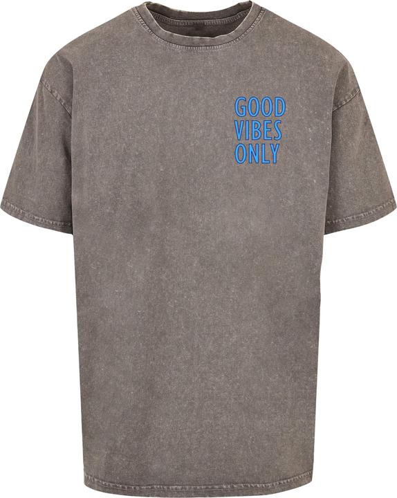 Actual product image Merchcode Good Vibes Only Acid Washed Heavy Oversized Tee - 112857 (3XL)