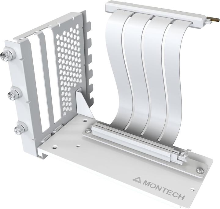 Produktbild Montech Vertikales GPU Mounting Kit, PCIe 4.0 Riser-Kabel (weiss, 20cm)