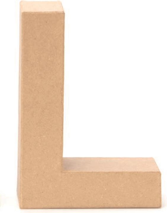 Actual product image Glorex Cardboard letter L 17,5X5,5cm