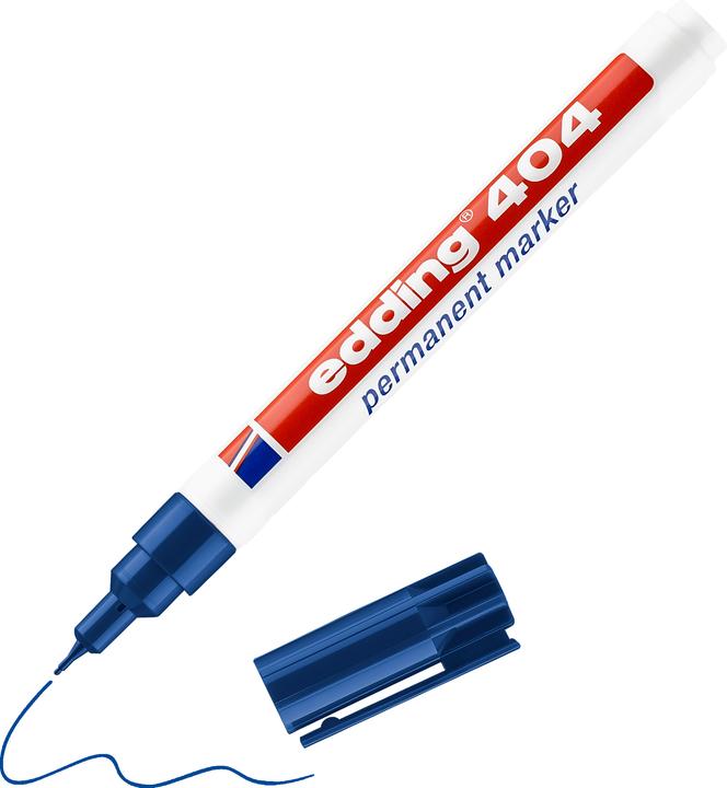 Produktbild Edding Permanent Marker 404 (Blue, 0.75 mm, 1 x)