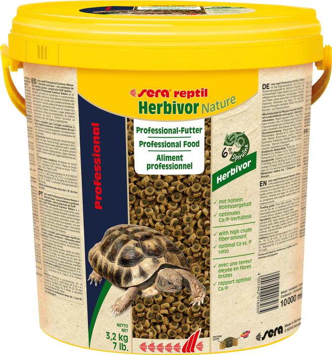 Image du produit Sera Aliment pour reptiles reptil Professional Herbivor 10 l (1 x, 3.20 kg)