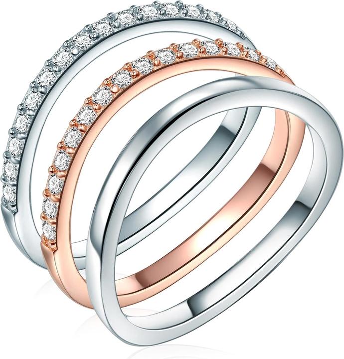 Immagine prodotto Rafaela Donata Donna Argento Zirconia Argento/Oro Rosa - 10914 (54, 925 Argento)