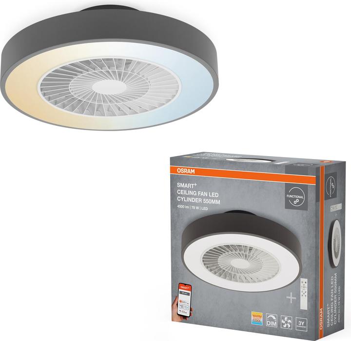 Produktbild Osram Smart+ wifi ceiling fan Cylinder 550mm + RC