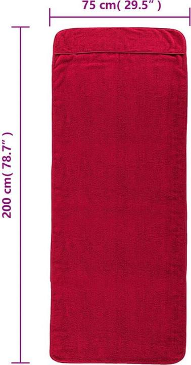 Actual product image vidaXL Strandtuch (200 x 75 cm)