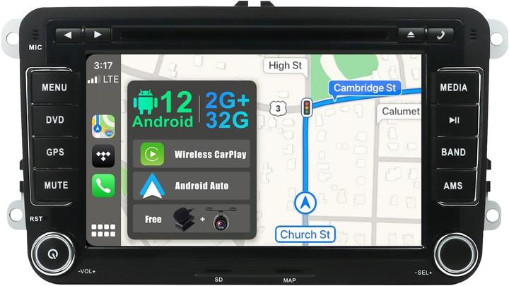 Actual product image Joyx Navi Android 10 Autoradio für VW/Skoda/Seat mit GPS (Apple Carplay, Android car)