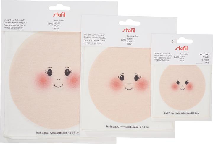Image du produit Stafil Visage sur tissu tricot "Stefy", 3 pièces