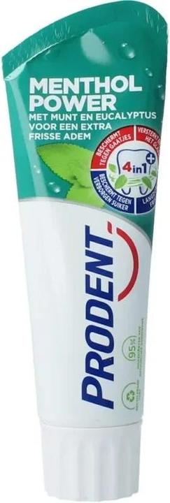 Actual product image Prodent Menthol Power Toothpaste Fresh Mint Flavor (75 ml)