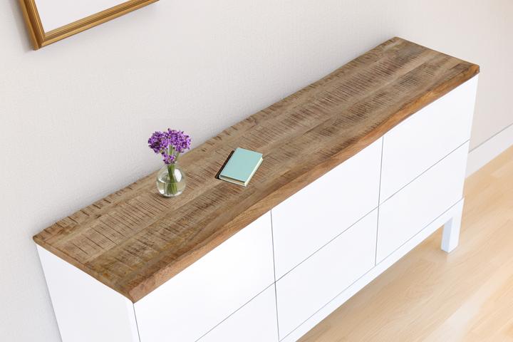 Actual product image SAM CURTIS Baumkante massiv Mango (200 x 40 cm)